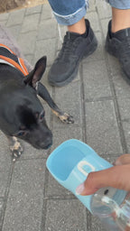 Portable Dog Water Bottle for Walks & Travel | Oqelia GoCup™